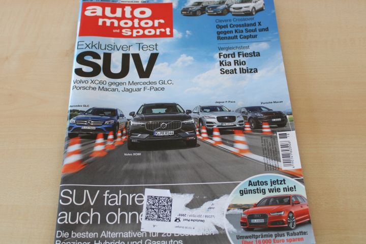 Deckblatt Auto Motor und Sport (18/2017)
